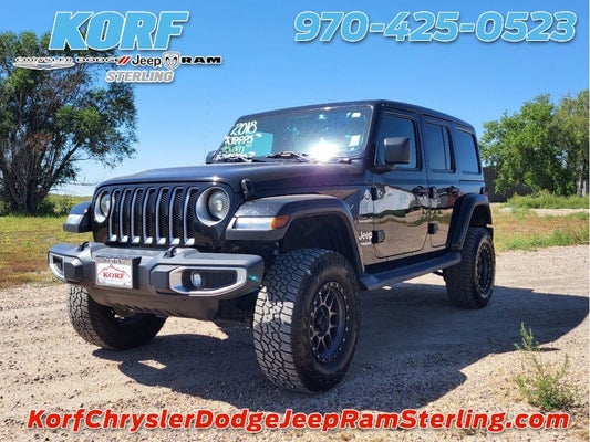 2018 Jeep All-New Wrangler Unlimited Sahara in Sterling, CO - Korf Auto