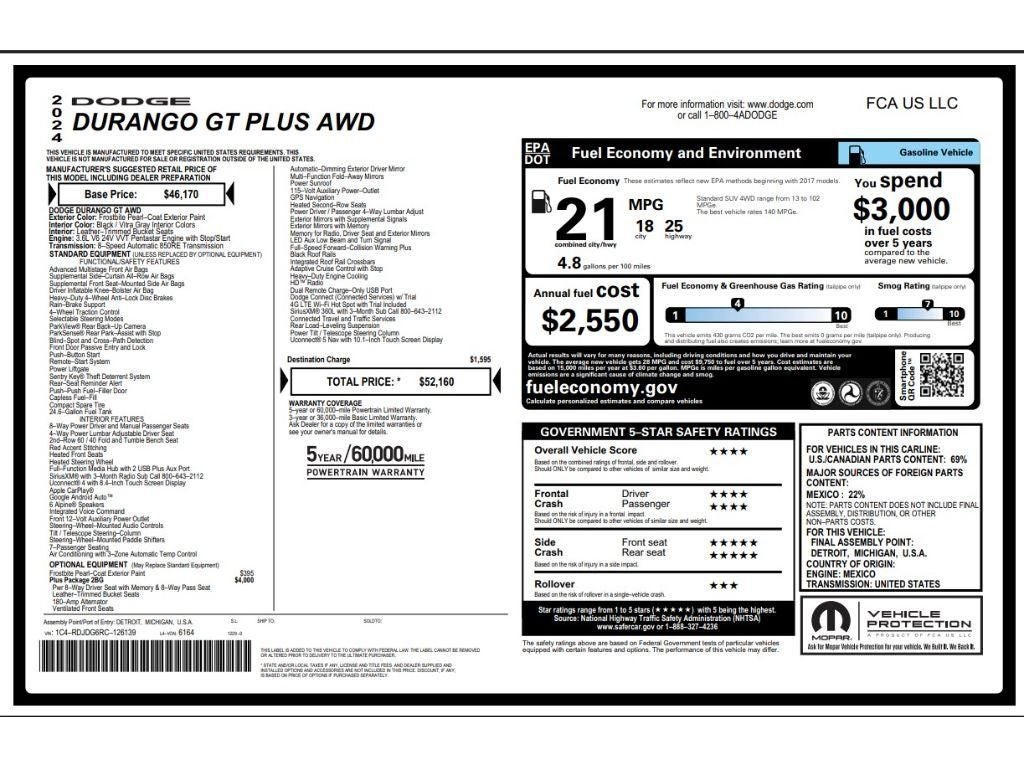 2024 Dodge Durango GT Plus
