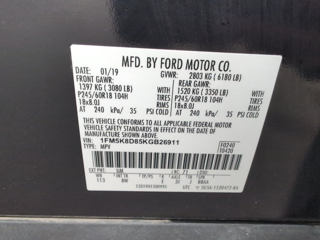 2019 Ford Explorer XLT