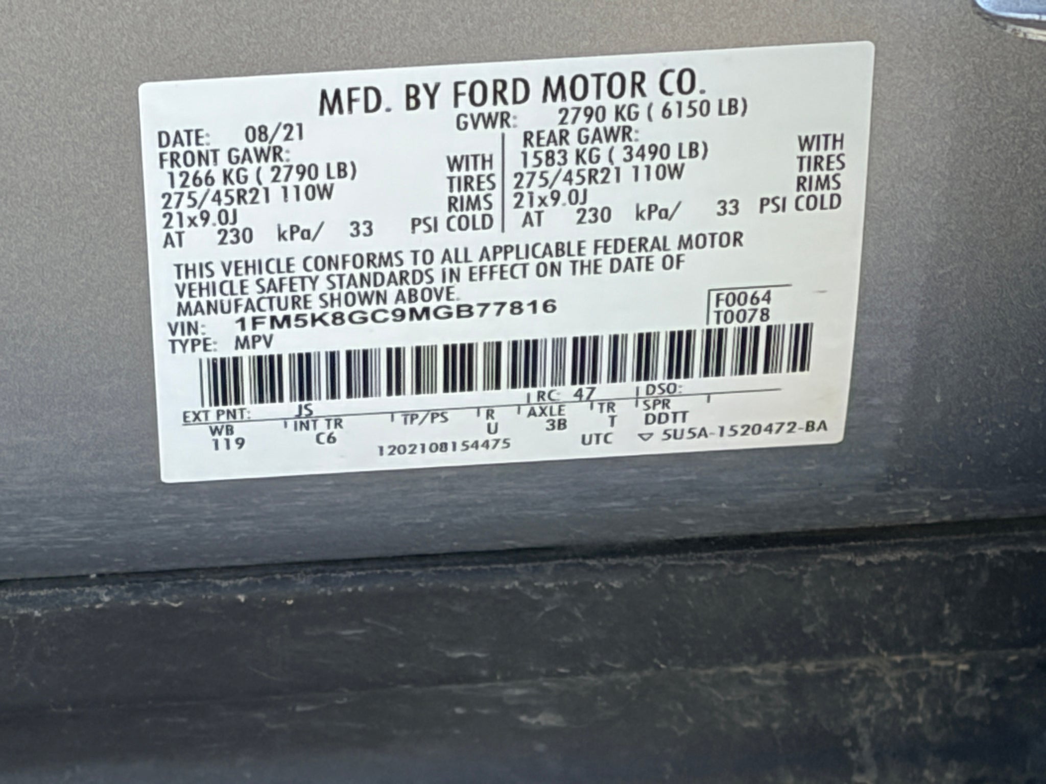 2021 Ford Explorer ST