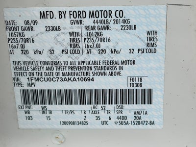 2010 Ford Escape XLS