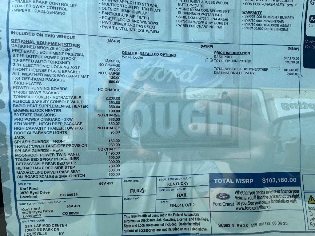 2025 Ford Super Duty F-250 Pickup King Ranch