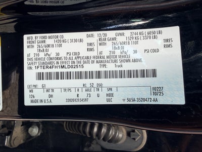 2021 Ford Ranger LARIAT