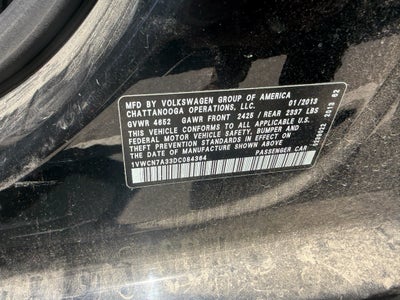 2013 Volkswagen Passat TDI SEL Premium