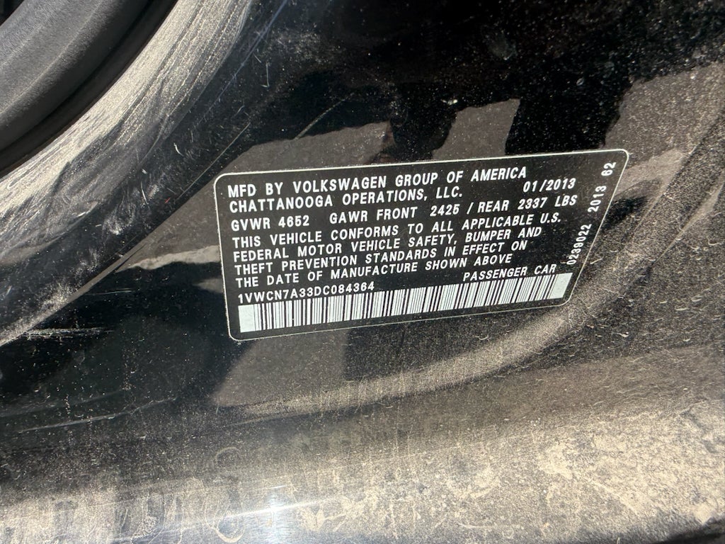 2013 Volkswagen Passat TDI SEL Premium