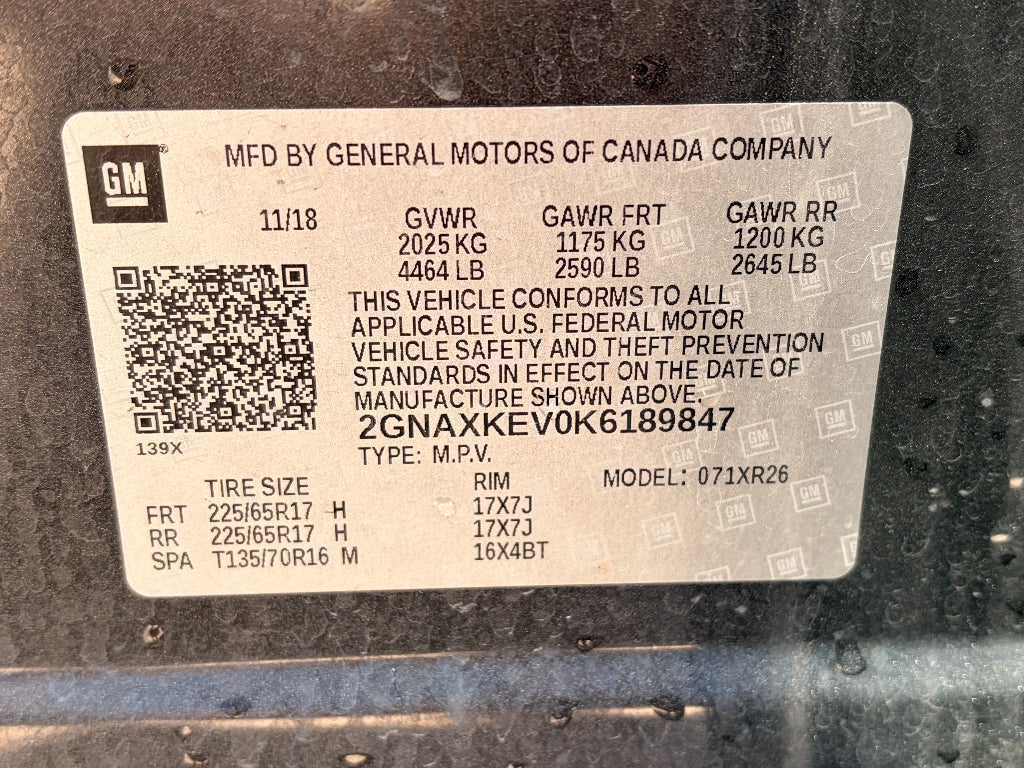 2019 Chevrolet Equinox LT