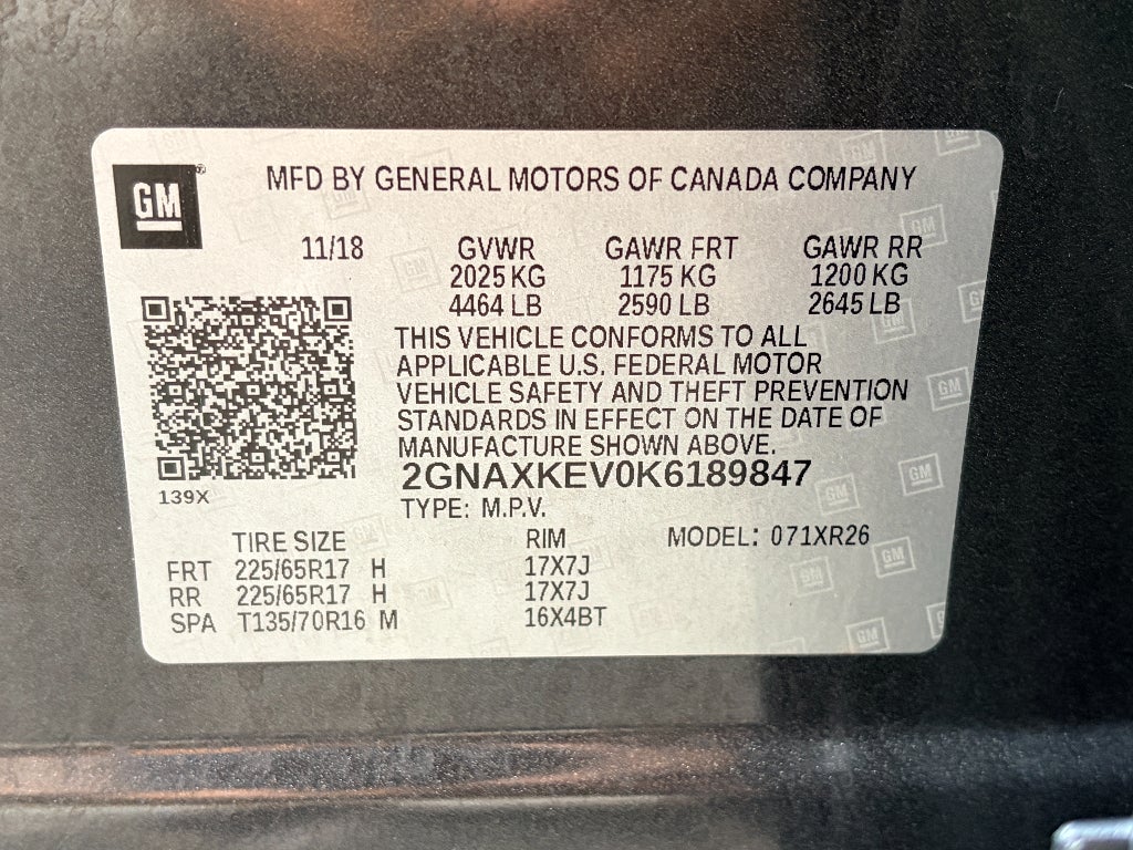 2019 Chevrolet Equinox LT