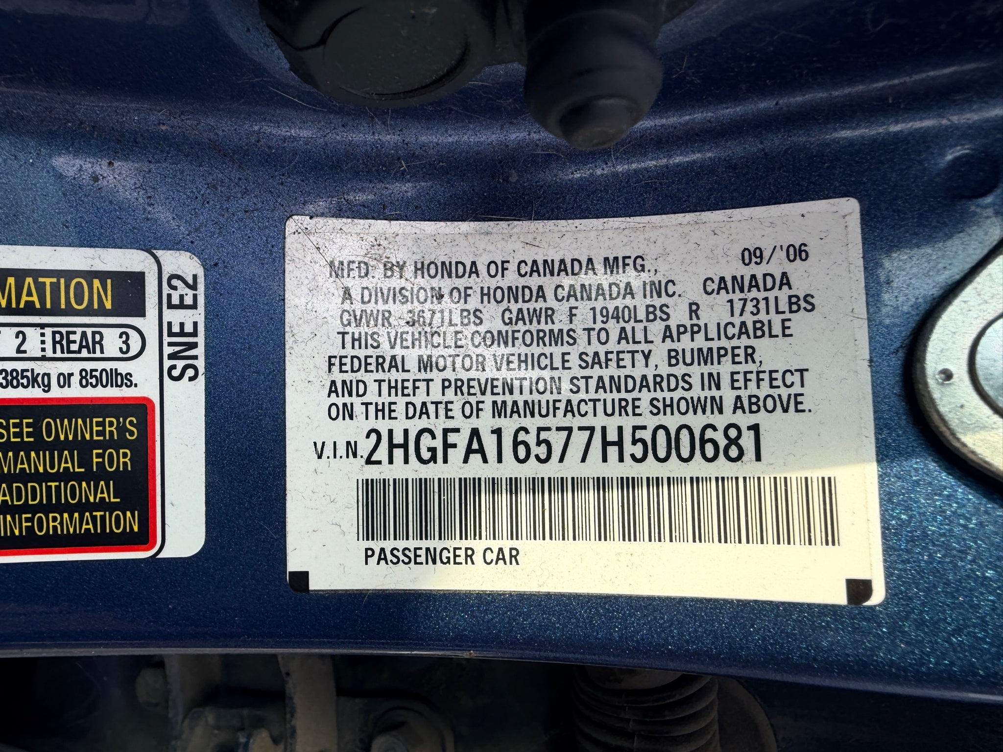 2007 Honda Civic LX