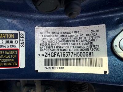 2007 Honda Civic LX