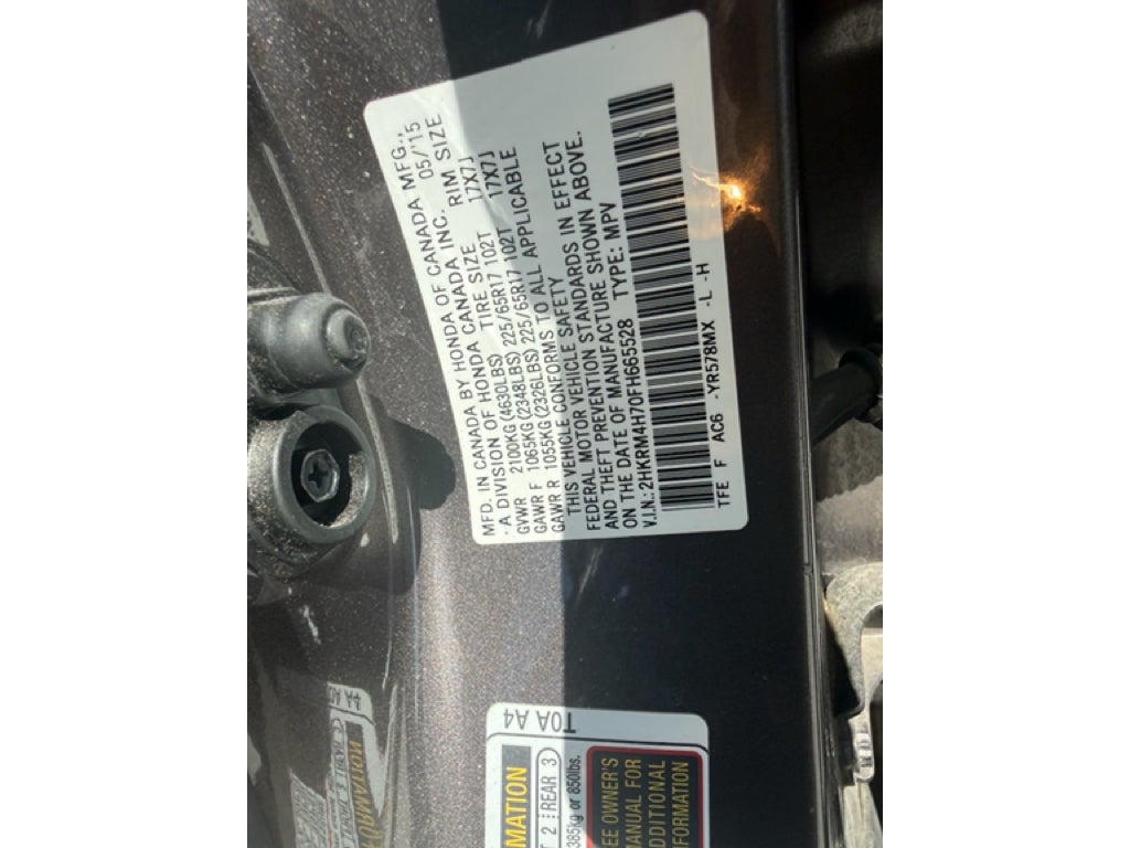 2015 Honda CR-V EX-L