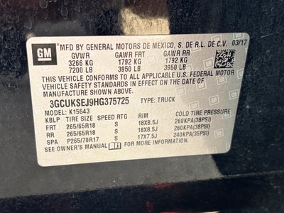 2017 Chevrolet Silverado 1500 LTZ