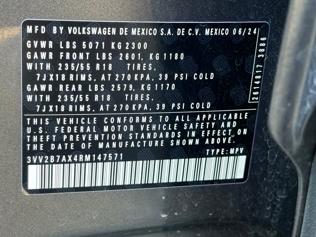 2024 Volkswagen Tiguan SE