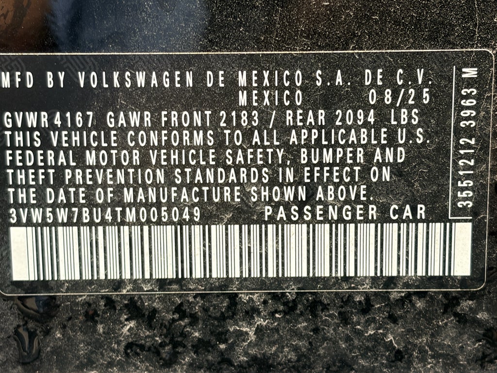 2026 Volkswagen Jetta S