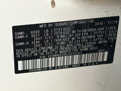 2020 Subaru Ascent Premium