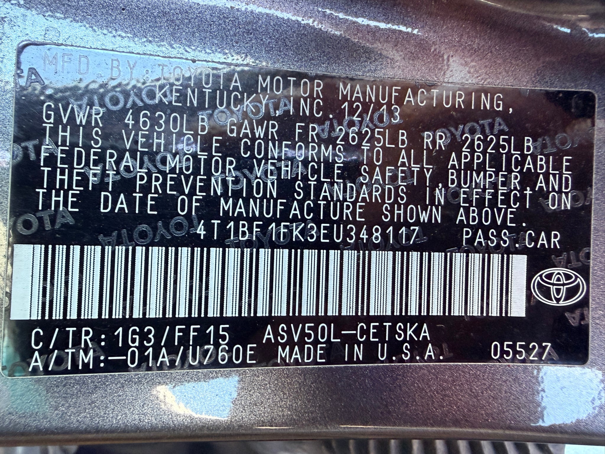 2014 Toyota Camry SE