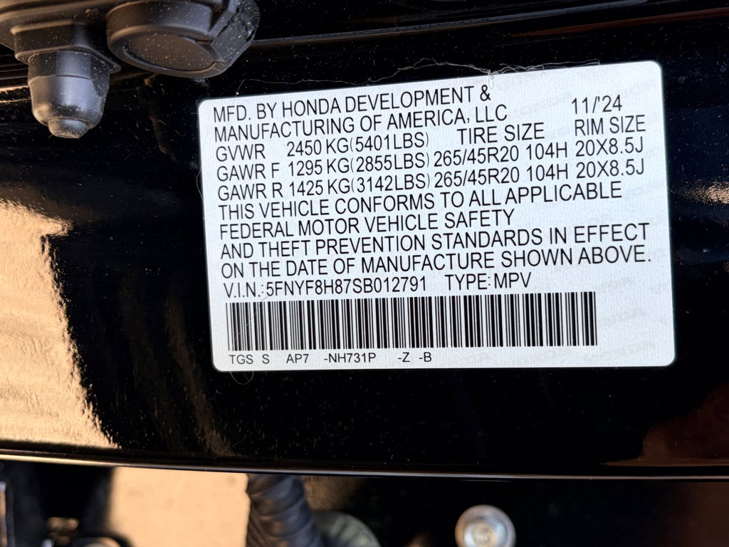 2025 Honda Passport Black Edition