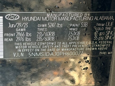 2023 Hyundai Santa Fe SE