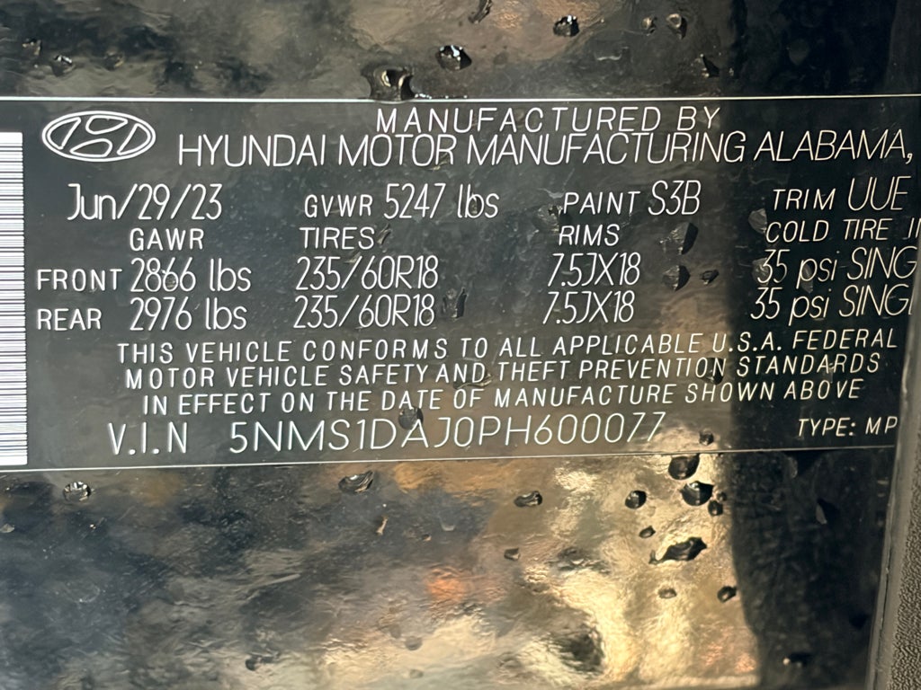 2023 Hyundai Santa Fe SE