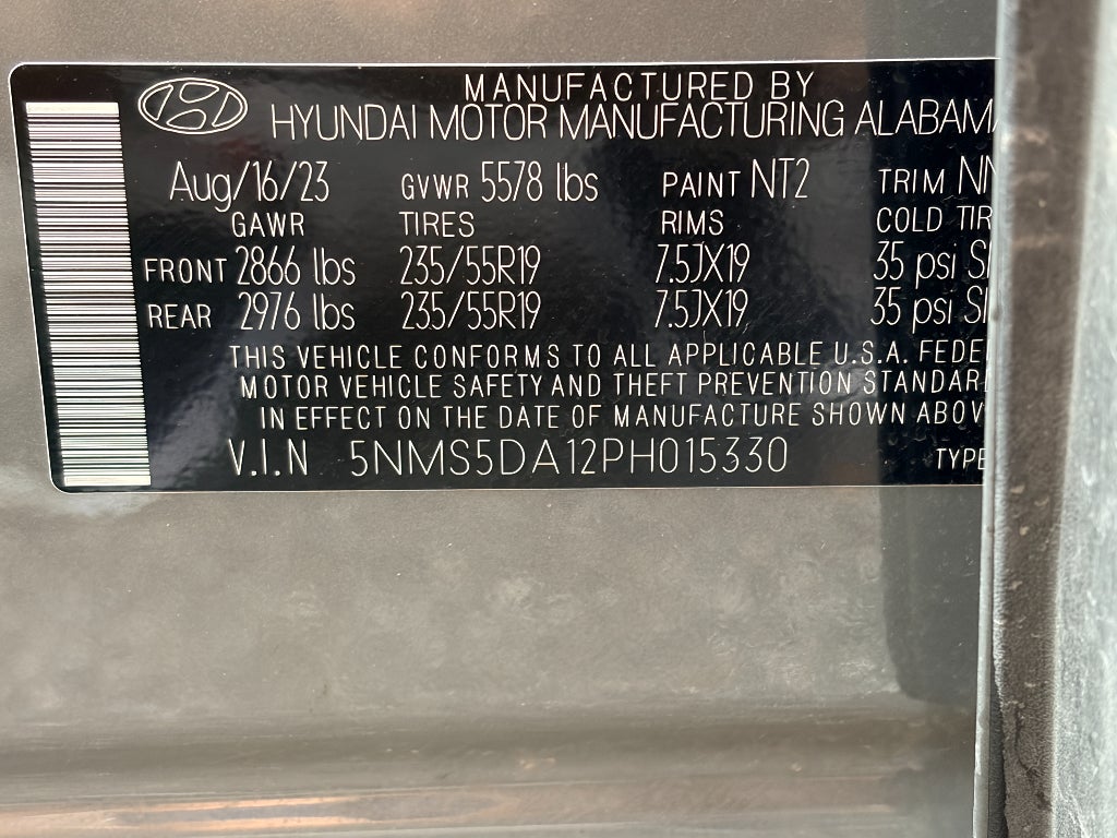 2023 Hyundai Santa Fe Hybrid Limited
