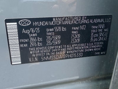2023 Hyundai Santa Fe Hybrid Limited