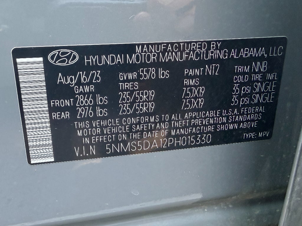 2023 Hyundai Santa Fe Hybrid Limited
