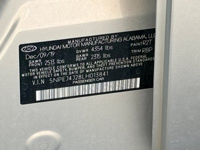 2020 Hyundai Sonata SEL Plus