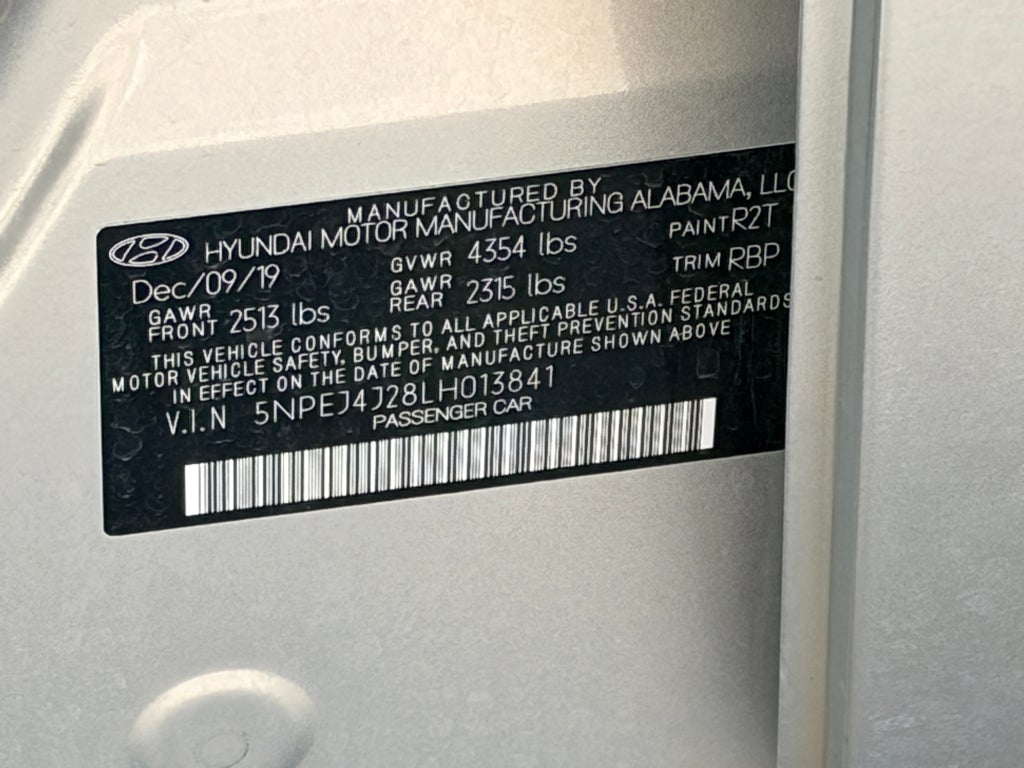 2020 Hyundai Sonata SEL Plus