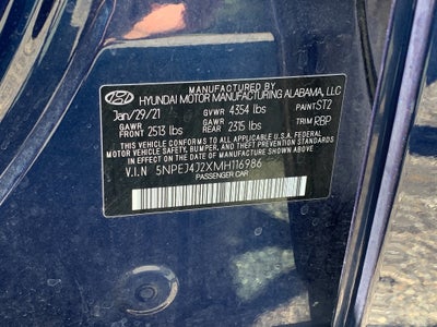 2021 Hyundai Sonata SEL Plus