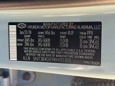 2024 Hyundai Santa Cruz SEL