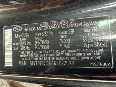 2024 Hyundai Santa Cruz Limited