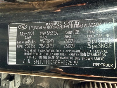 2024 Hyundai Santa Cruz Limited