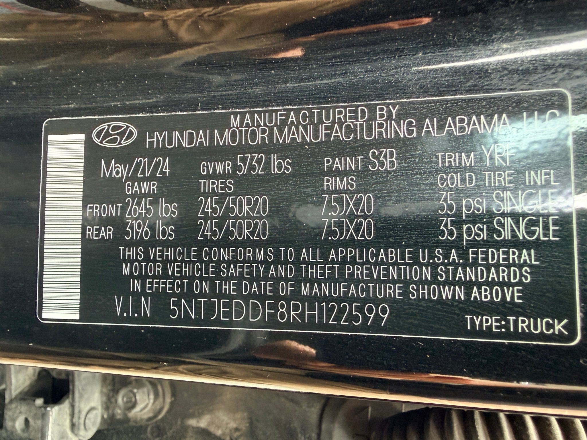 2024 Hyundai Santa Cruz Limited