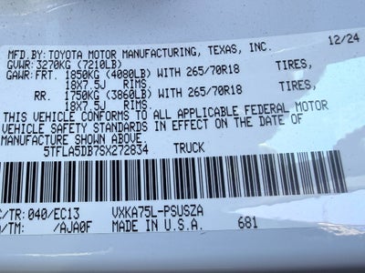 2025 Toyota Tundra SR5