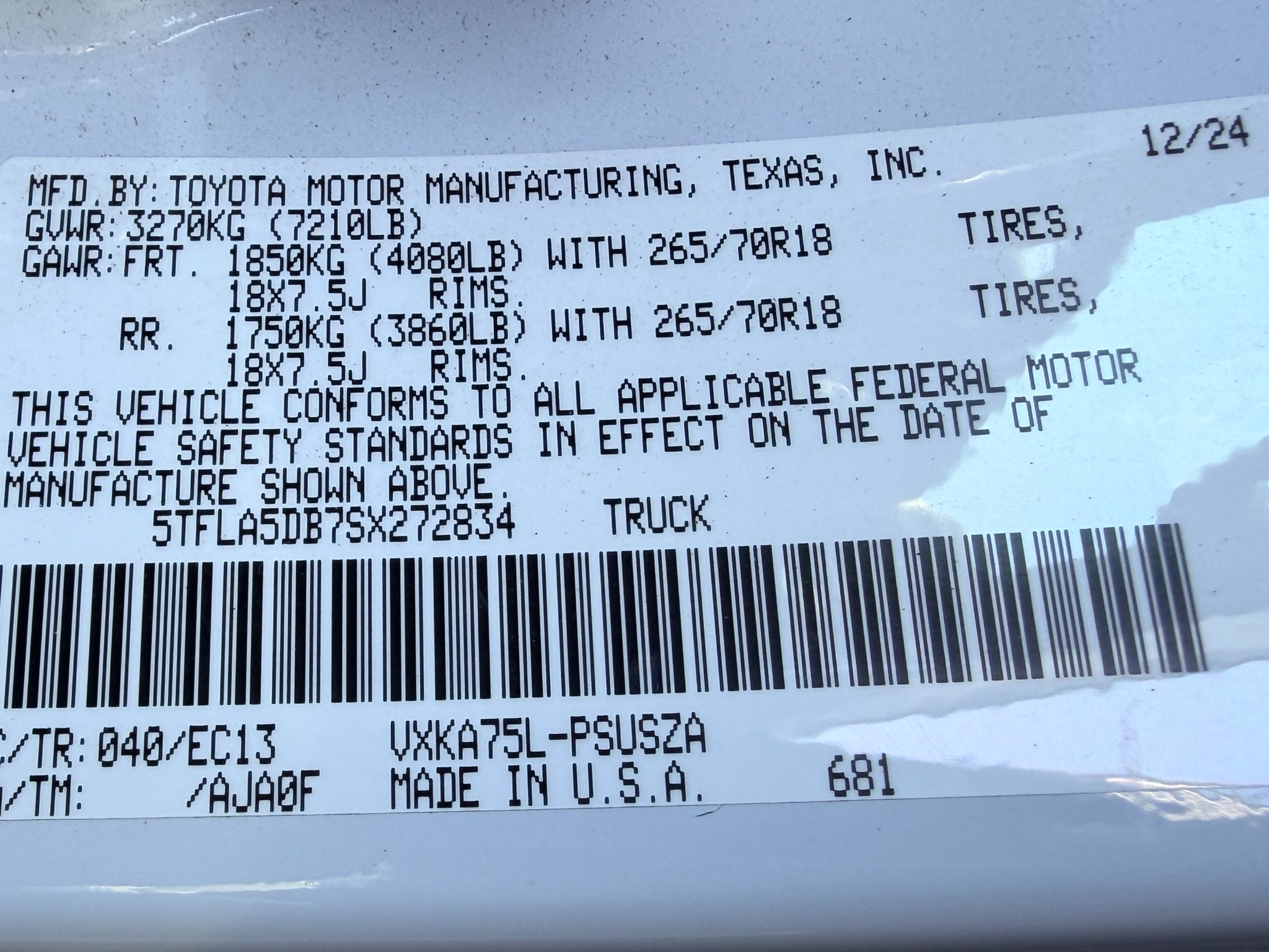 2025 Toyota Tundra SR5