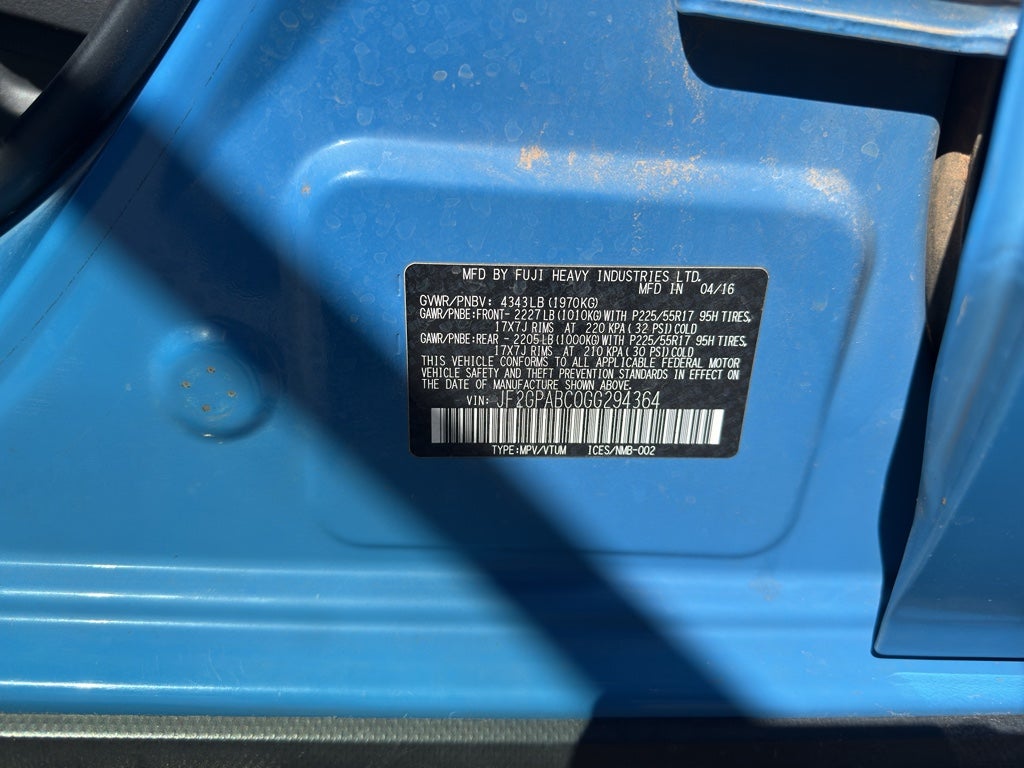 2016 Subaru Crosstrek Premium