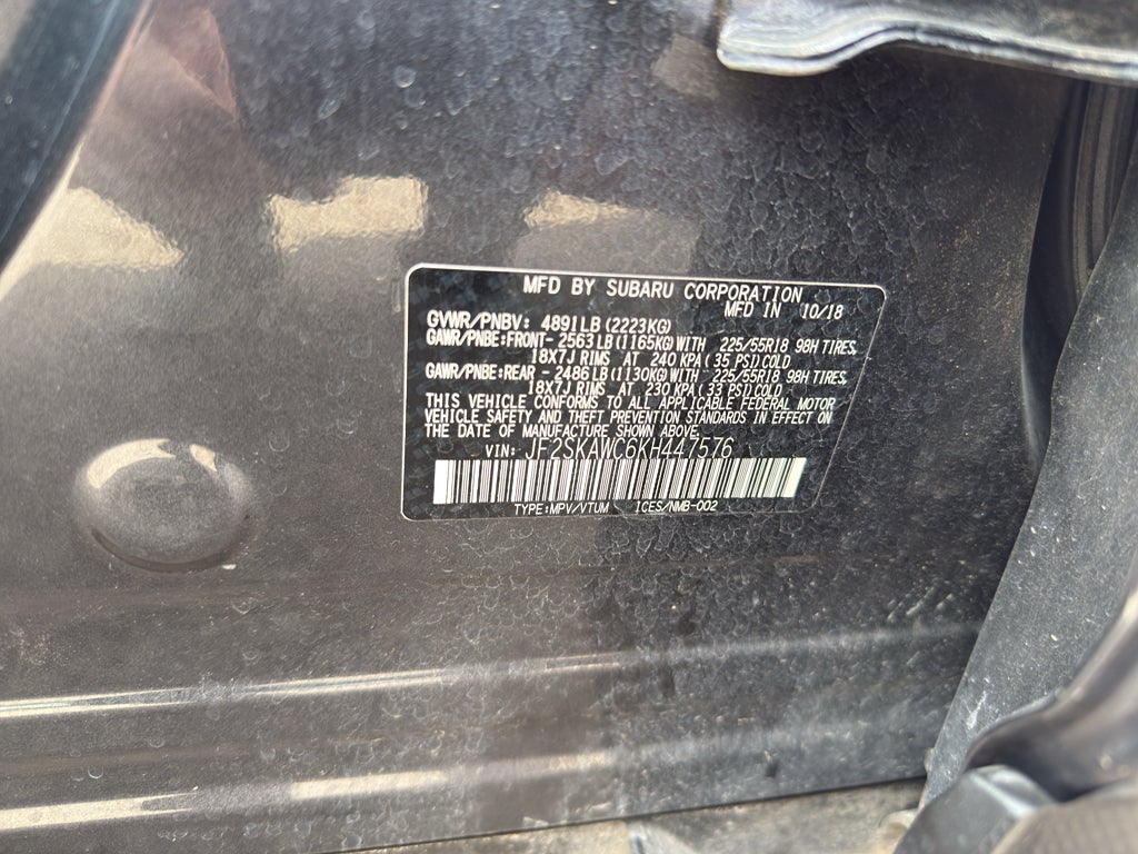 2019 Subaru Forester Touring