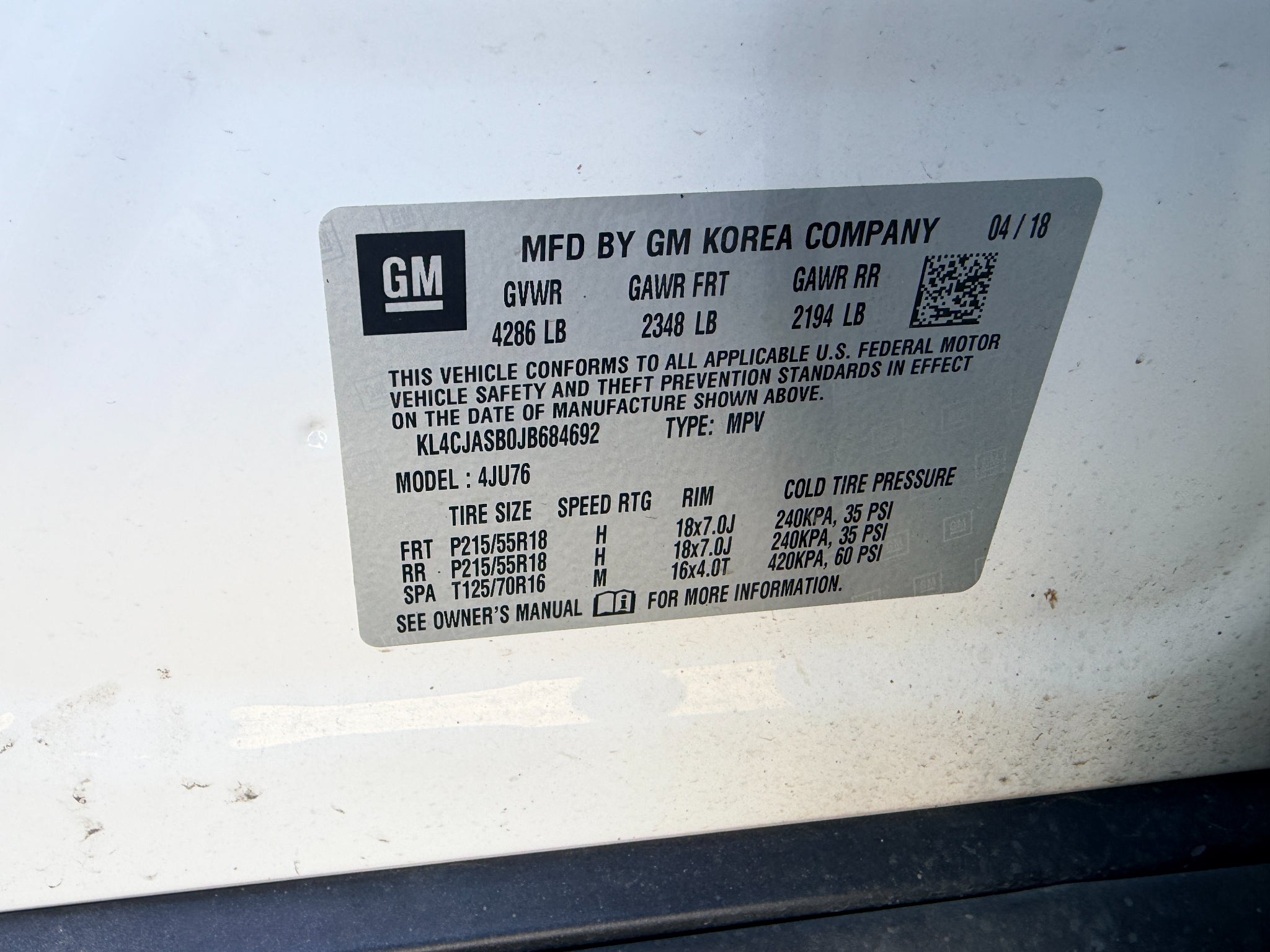 2018 Buick Encore Preferred