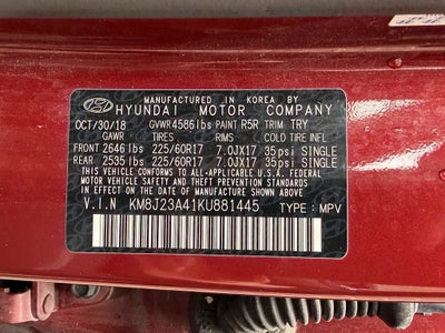 2019 Hyundai Tucson SE