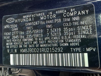 2024 Hyundai Tucson Plug-In Hybrid SEL