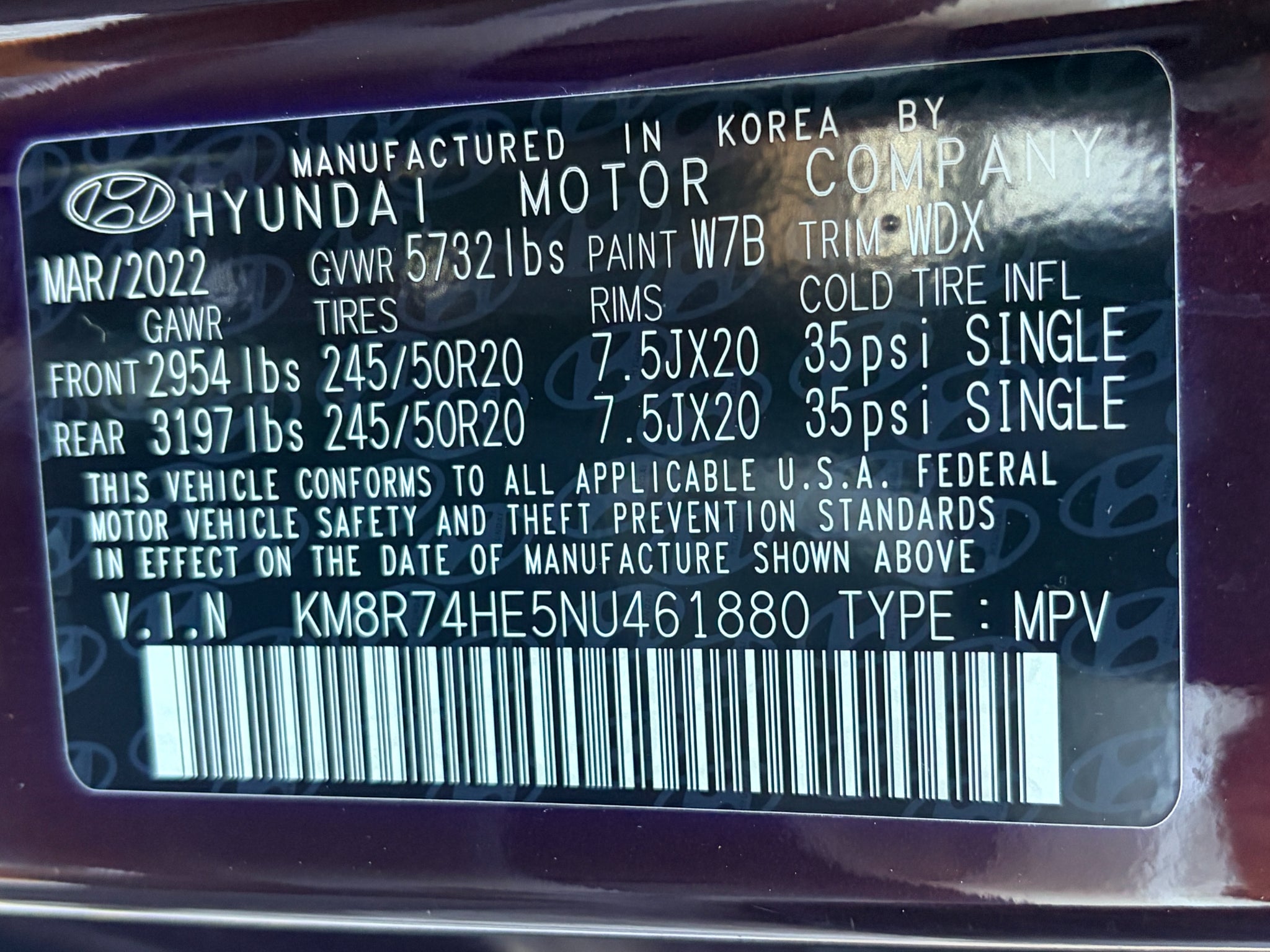 2022 Hyundai Palisade Calligraphy