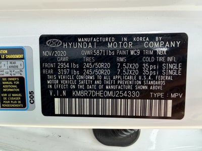 2021 Hyundai Palisade Calligraphy