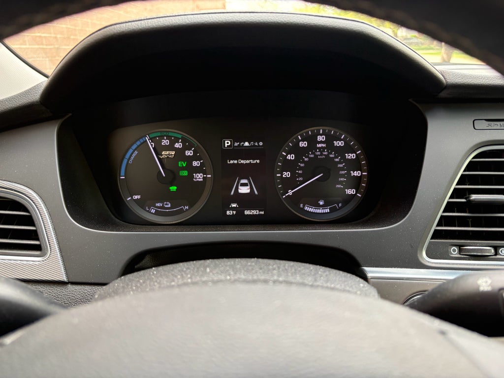 2016 Hyundai Sonata Plug-In Hybrid Limited w/Blue Pearl Interior