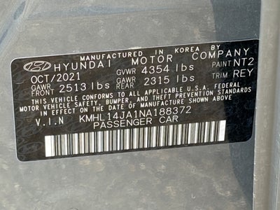 2022 Hyundai Sonata SEL