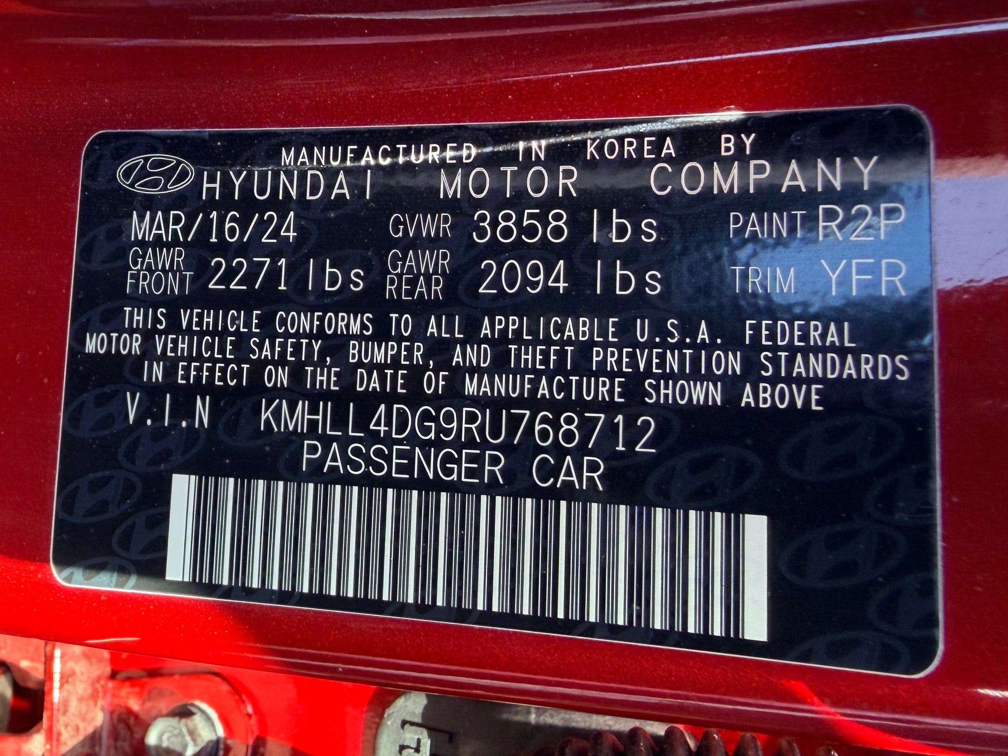 2024 Hyundai Elantra SE