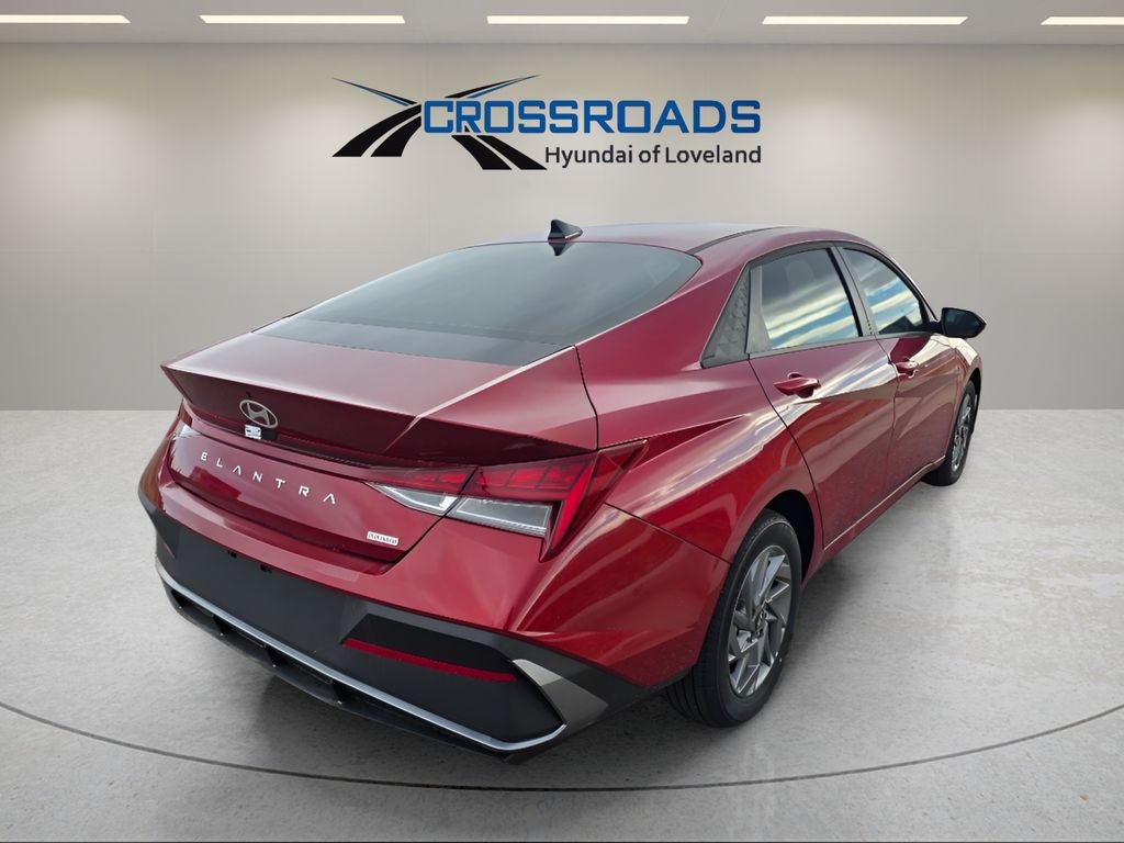 2025 Hyundai Elantra Hybrid Blue