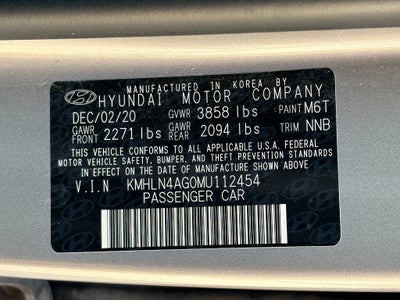 2021 Hyundai Elantra SEL