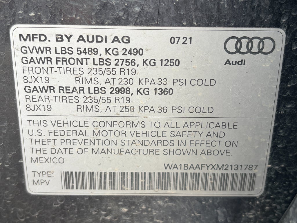 2021 Audi Q5 Premium Plus